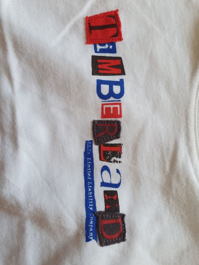 lot 3 t-shirts ml Timberland 6 mois - photo numéro 2