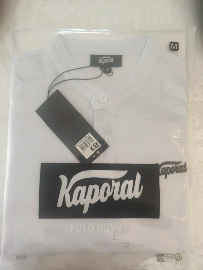 Polo homme Kaporal blanc M