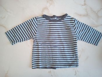 Maillot manches longues garçon 1 mois