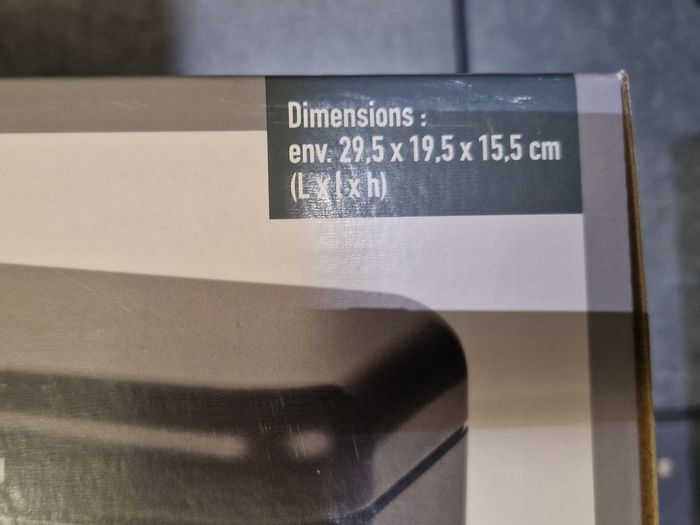 Boite à pain noire NEUVE - photo numéro 3