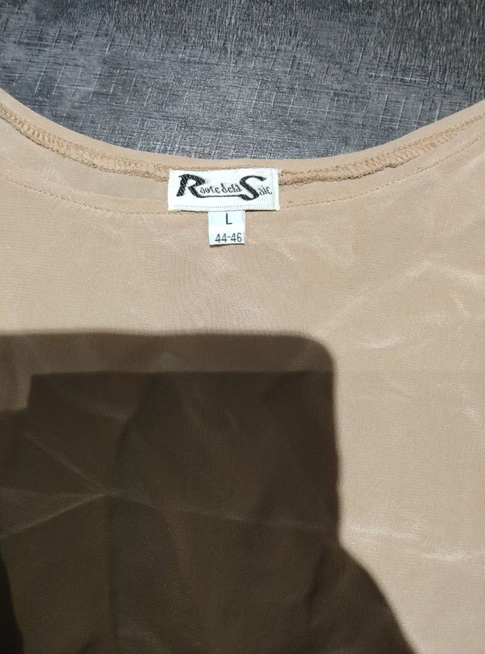 Débardeur en soie en L - photo numéro 3