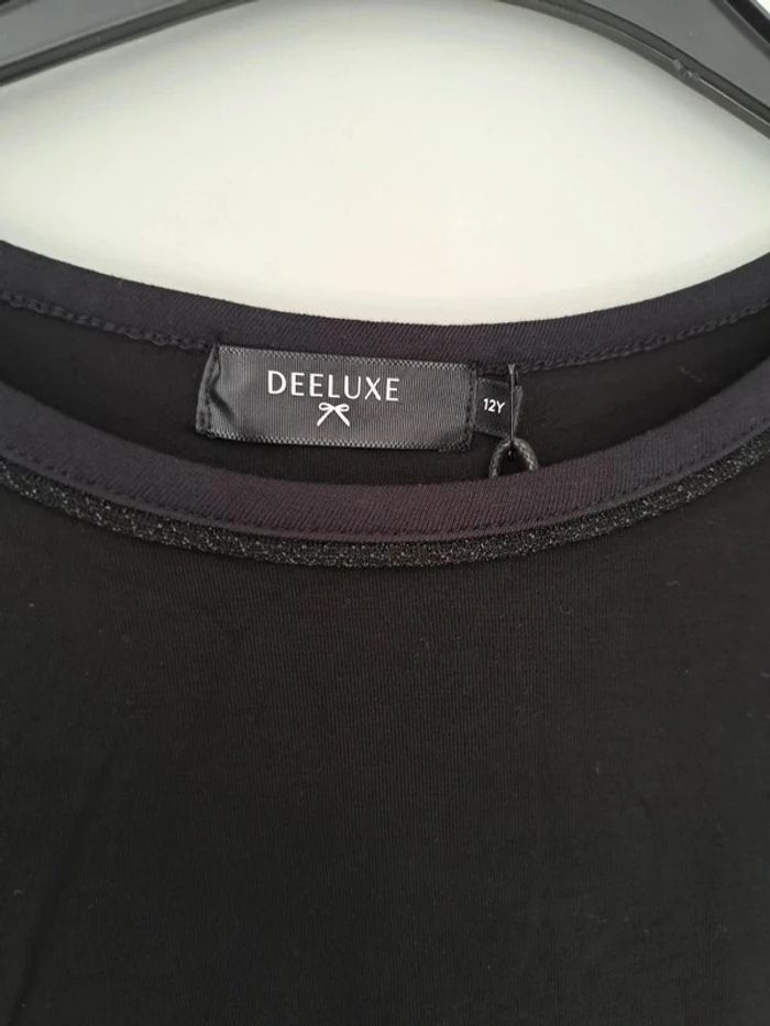 T-shirt noir manches longue Deeluxe - photo numéro 4