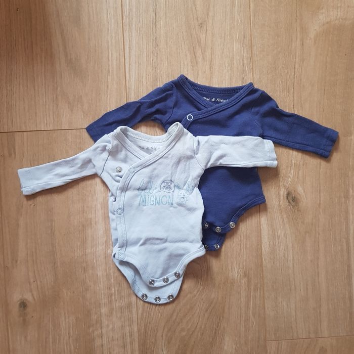 Lot de bodies bleus