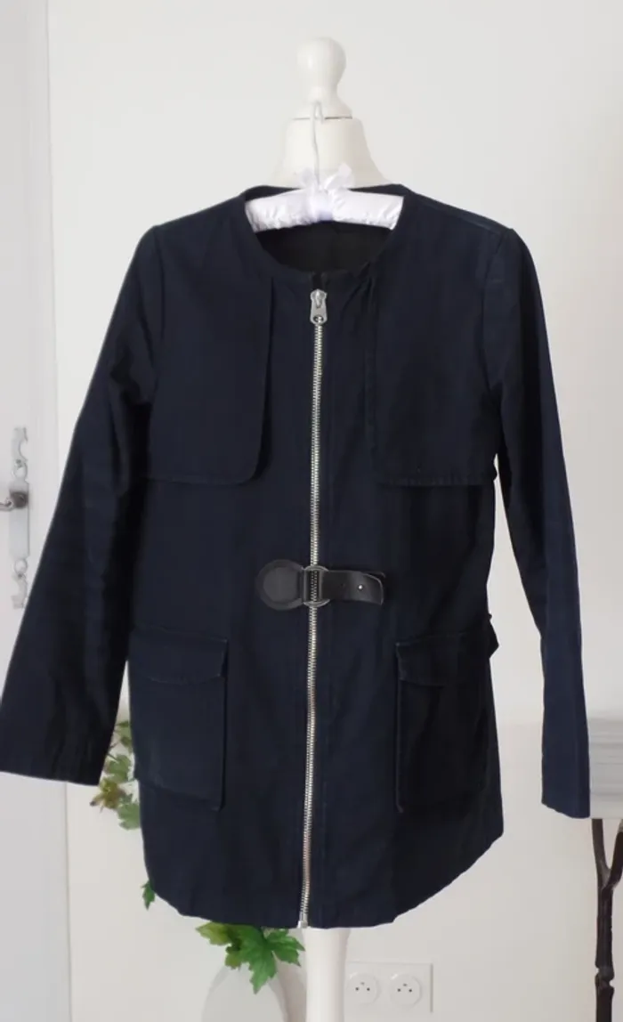 Veste coton_bleu marine - photo numéro 10