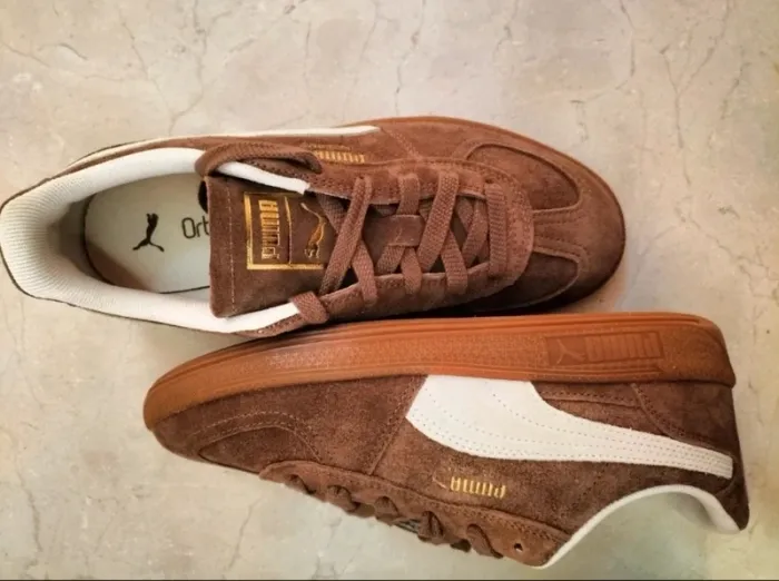Baskets Puma Palermo couleur marron neuves - photo numéro 11