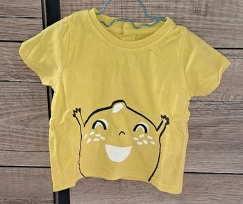 Tee-shirt jaune Du Pareil au Même 12 mois