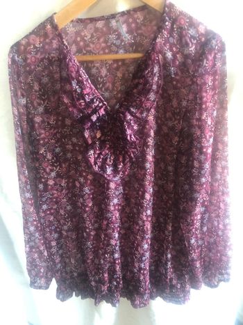 #blouse #blancheporte #fleurie #46