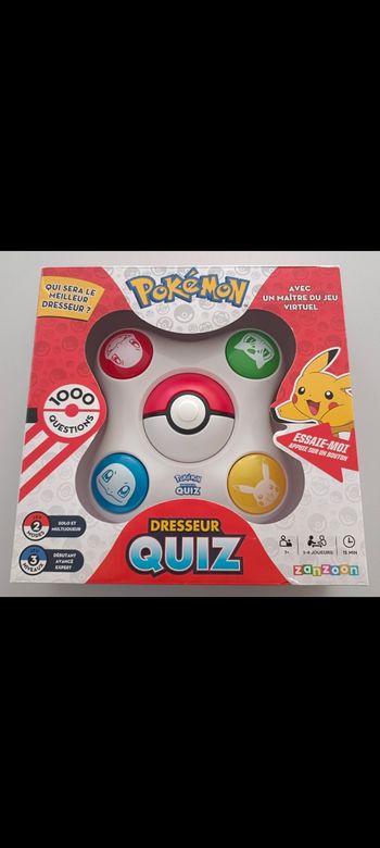 Jeu dresseur quiz interactif Pokémon