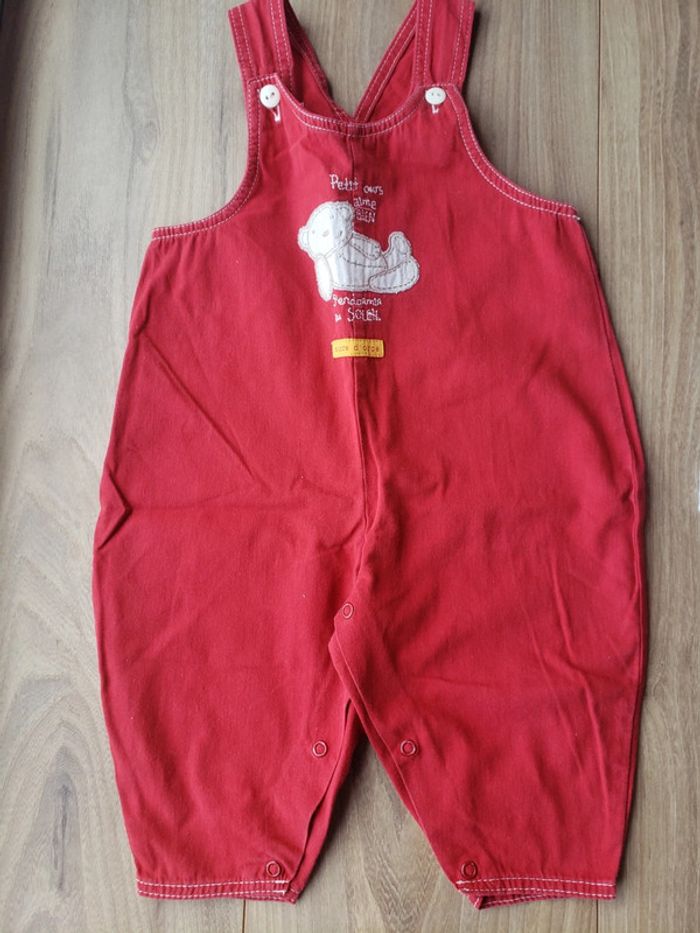 Lot pantalons fins et salopettes 06 mois - photo numéro 2