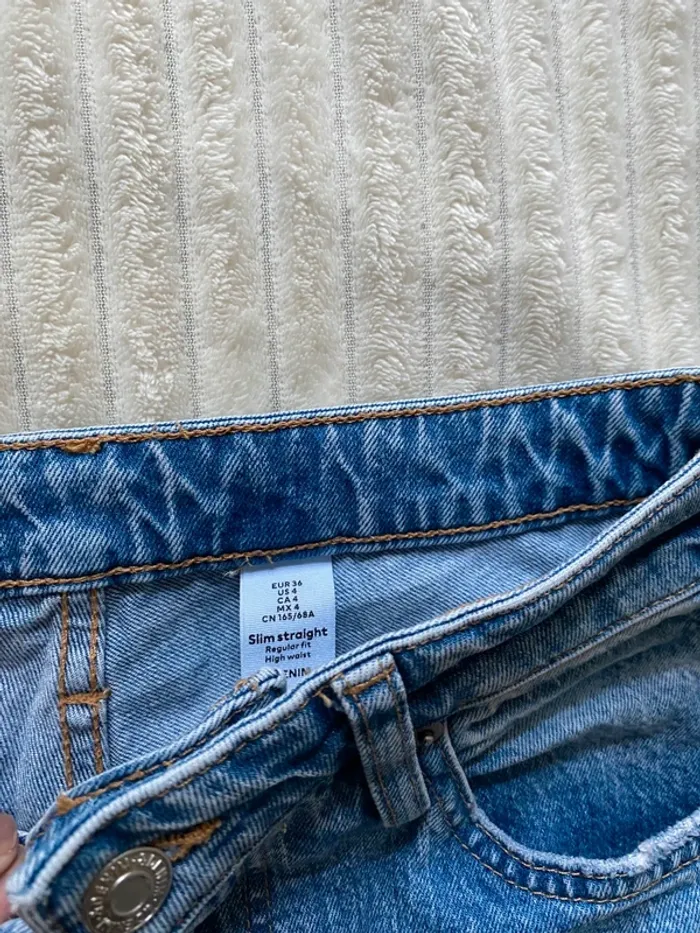 Jean Slim Straight H&M taille 36 - photo numéro 6