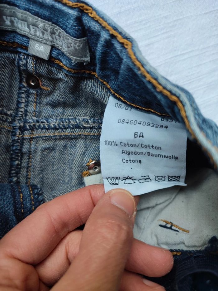 Lot de 2 jupes en jean 6 ans - photo numéro 4