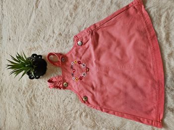 🌟 robe en jean rose - Taille 12 mois