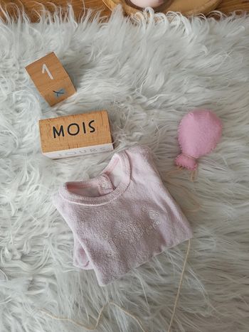 Pyjama velour 1 mois