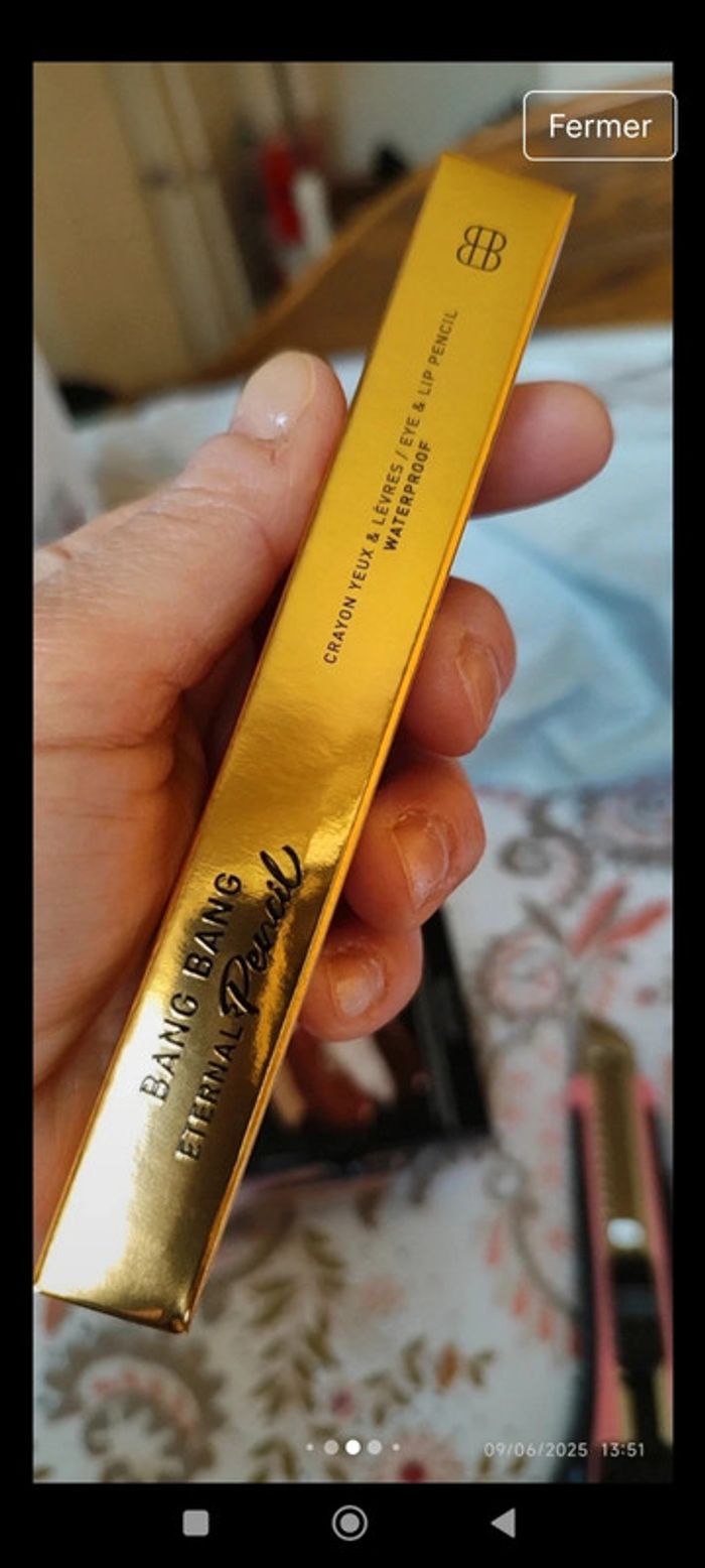Bang Bang Eternal Pencil Crayon Yeux Et Lèvres Waterproof Teinte Berry