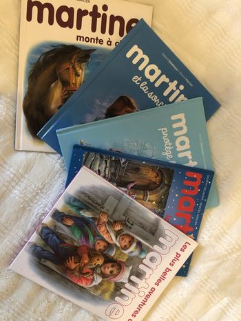 Lot de 5 livres Martine