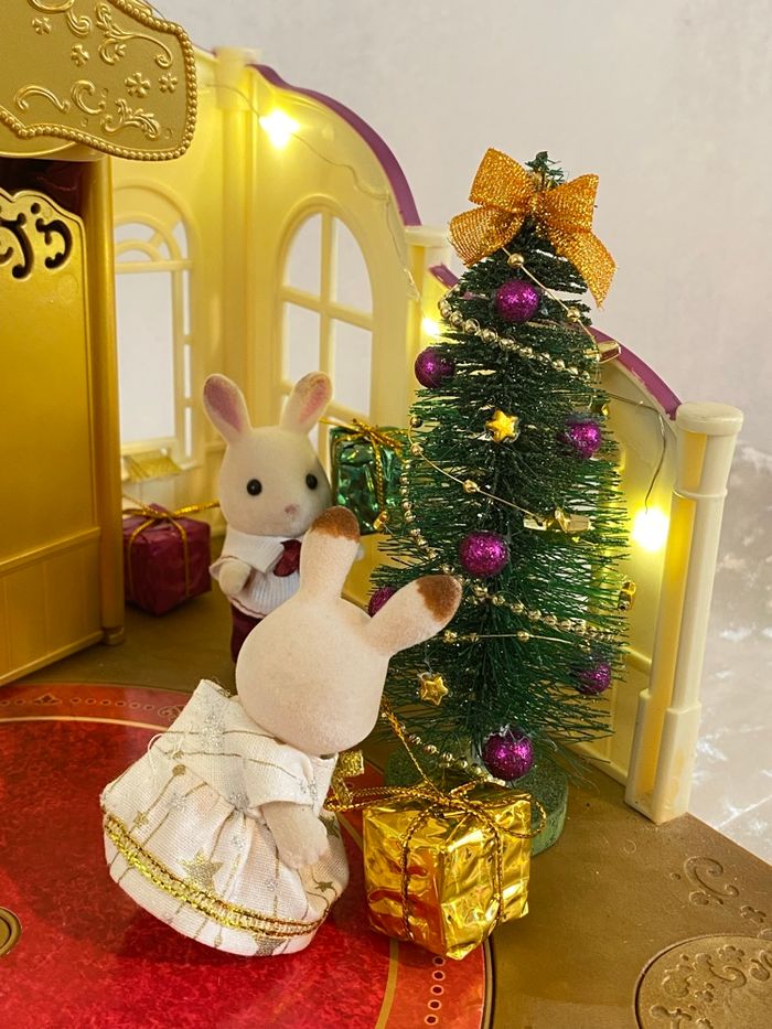 Théâtre sylvanian noël danseuses - photo numéro 5