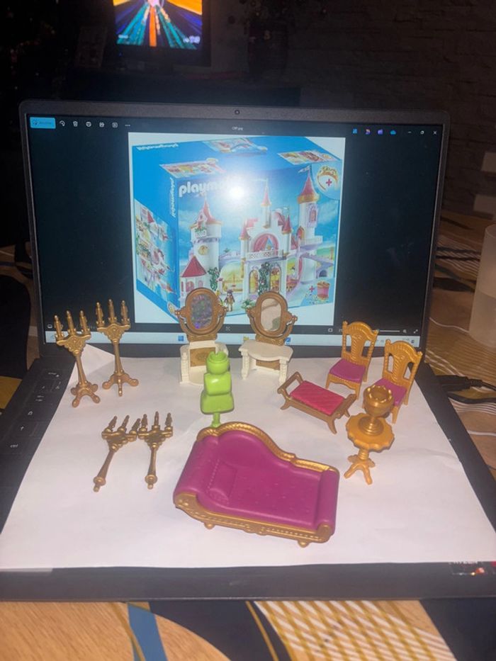 Pièces détachées mobilier Palais de princesse playmobil 5142