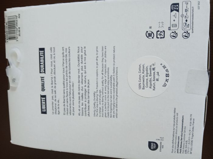 lot de trois bodies manches longues petit bateau 18 mois - photo numéro 6