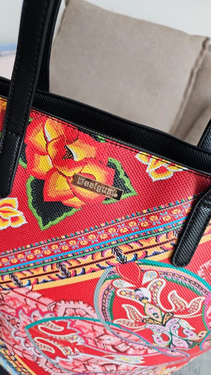 Magnifique sac Desigual Folklore Cards Rio - photo numéro 2