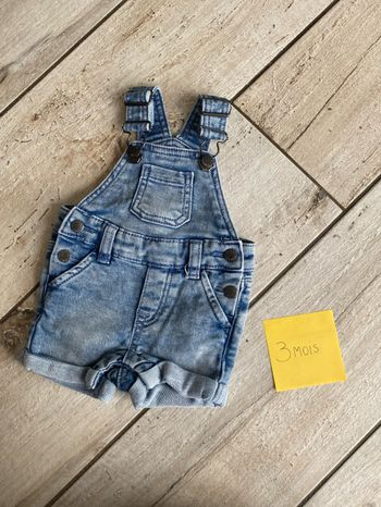 Salopette Jean - 3 Mois