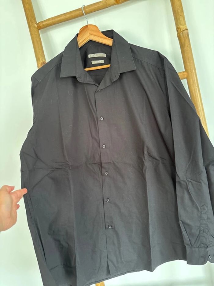 Chemise noire Gemo taille 46/XL - photo numéro 4