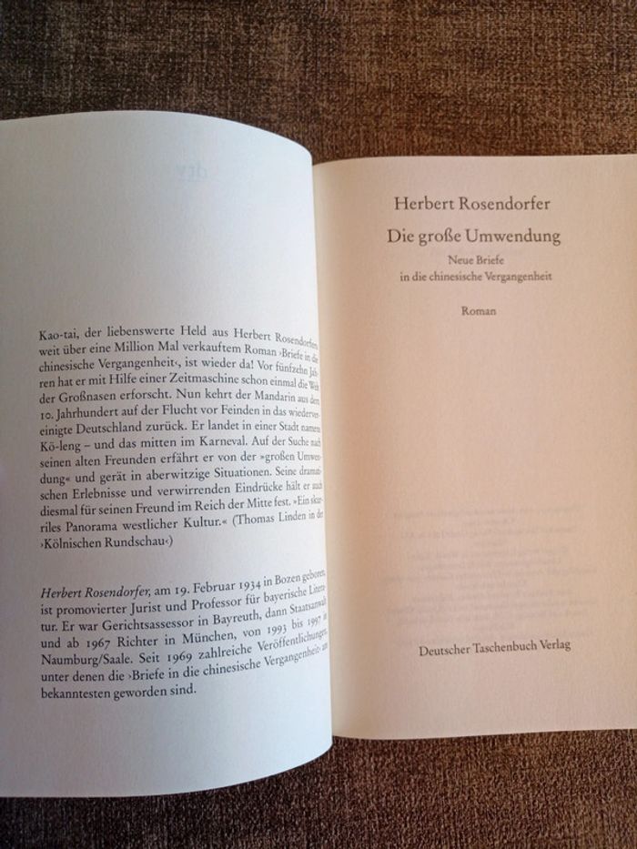 Die große Umwendung - Neue Briefe in die chinesische Vergangenheit - photo numéro 5