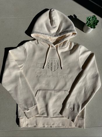 Sweat à capuche Gant Beige taille S 👕
