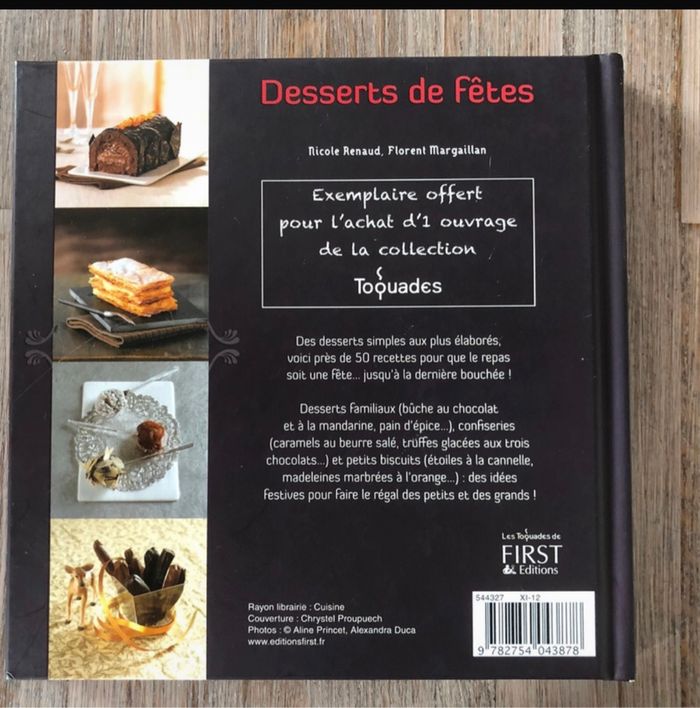 Livre Desserts de fêtes - photo numéro 2