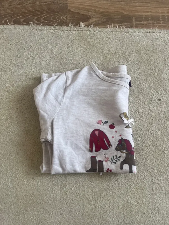 Jolie tee-shirt manche longue Sergent Major 7ans 🐴 - photo numéro 9