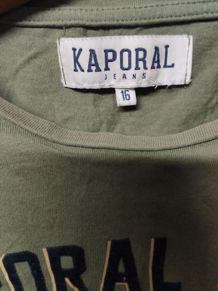 T-shirt kaki Kaporal - photo numéro 3