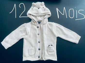 Gilet à capuche Kiabi