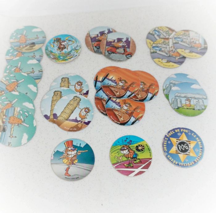 Pog Taz tazo animage Noël édition limitée Francine vico McDo Macdonald 5 12 4 3 11 1 34 2 3 1 6