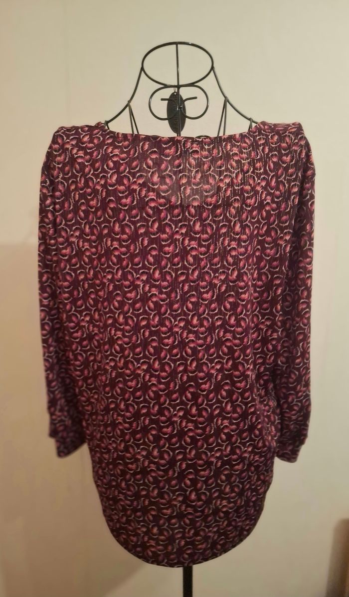Blouse bordeaux 42/44 - photo numéro 4