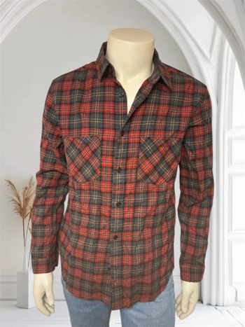 Chemise Homme The Kooples - Taille S - Style Bûcheron Bordeaux
