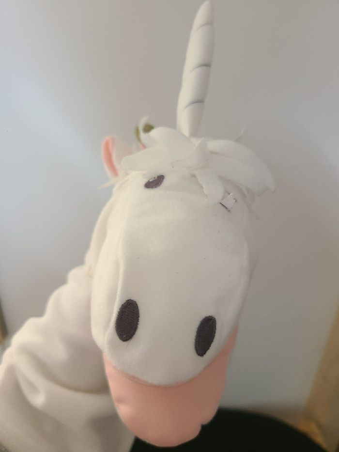 Marionnette licorne IKEA Fantasivarld 30 cm - photo numéro 3