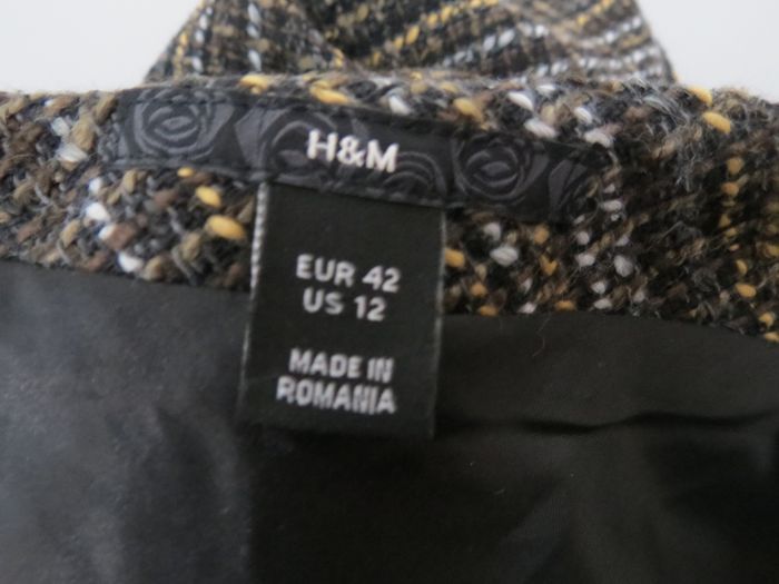 🖤 jupe tweed h&m taille 42🖤 - photo numéro 8