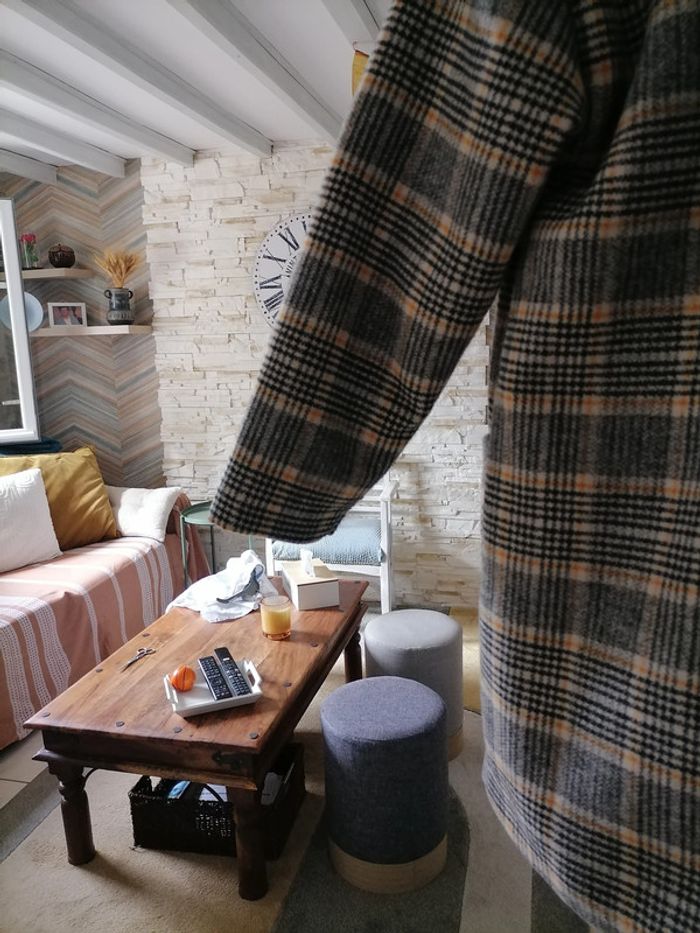 Manteau à carreaux fille - photo numéro 10