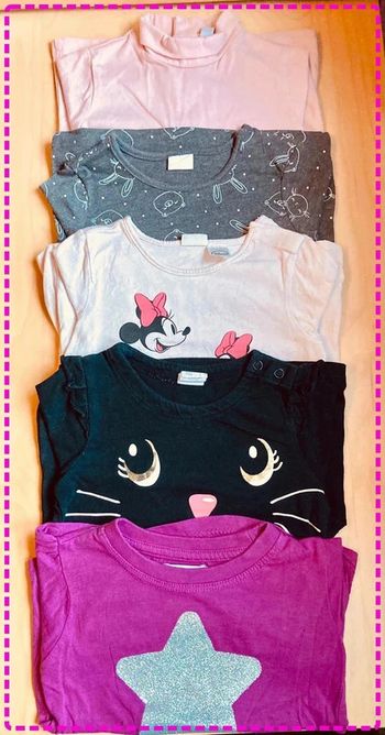 Lot de 8 hauts manches longues 12 mois