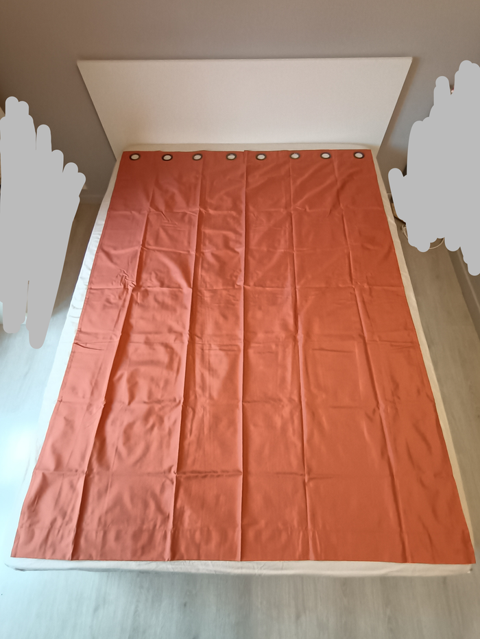 paire de rideaux 135 x 180 cm Becquet NEUF - photo numéro 2