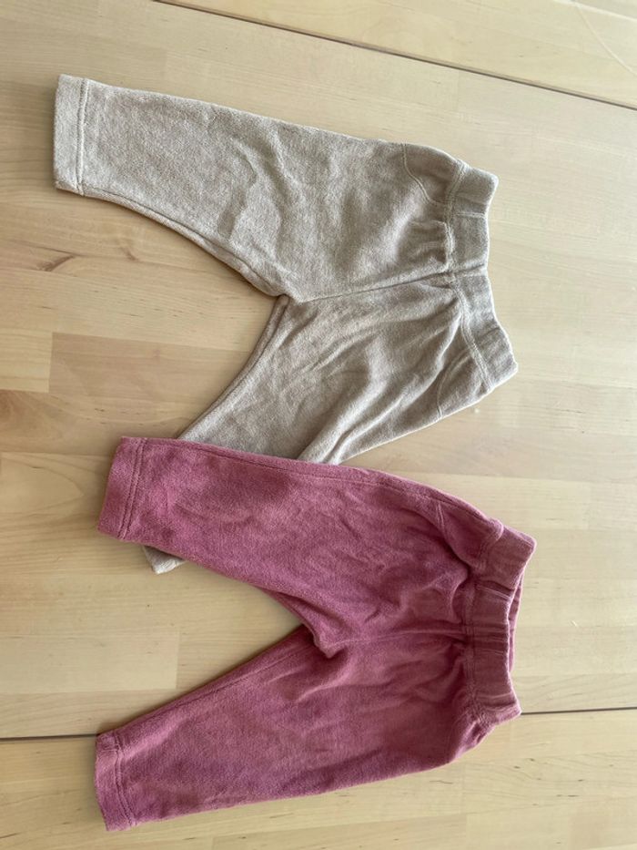 Lot fille 2 pantalons velours  et 1 pull lupilu 6 mois - photo numéro 2