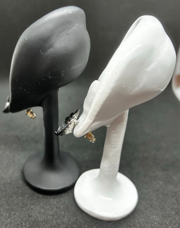 Boucle dorée hibou noir - photo numéro 2