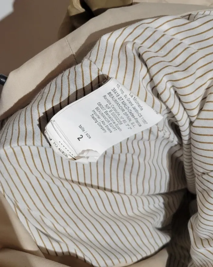 Veste style trench - photo numéro 5