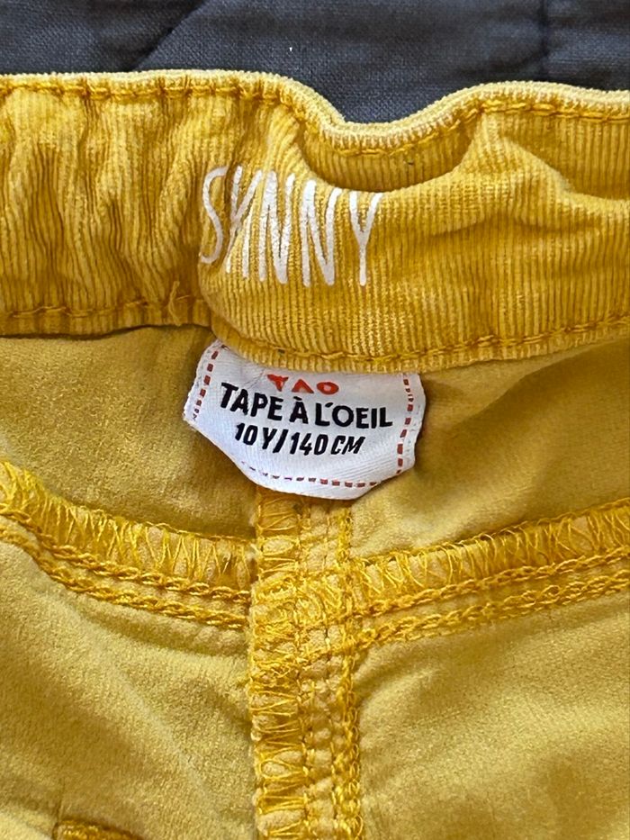 Pantalon skinny en velours fille - photo numéro 3