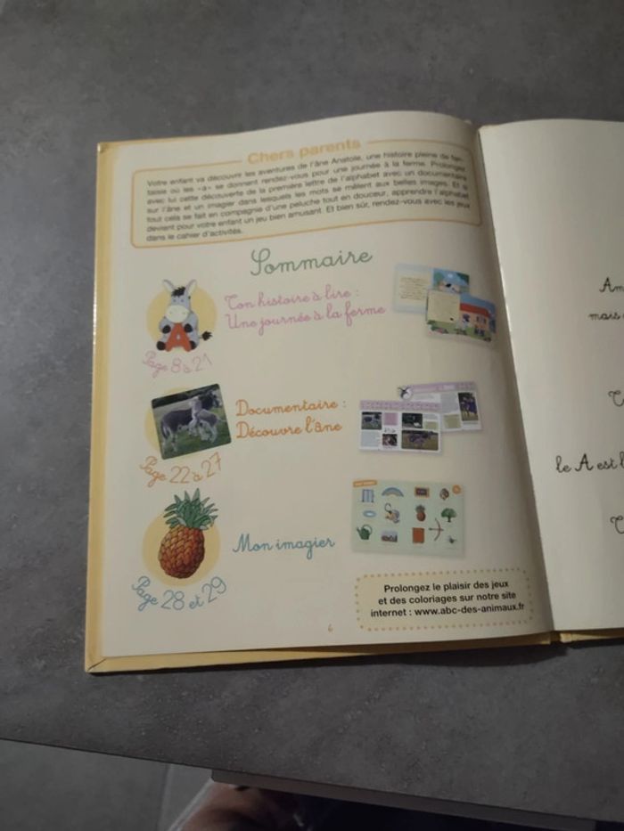Livre découvre le A avec l'âne Anatole - photo numéro 2