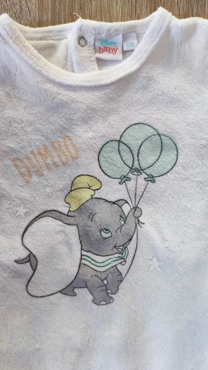 pyjama en velours tout doux taille 12 mois - photo numéro 2