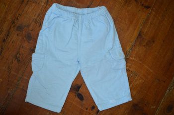 Pantalon bleu clair 6 mois Marque Dudu