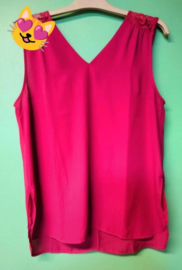 Blouse rose mousquitos 44