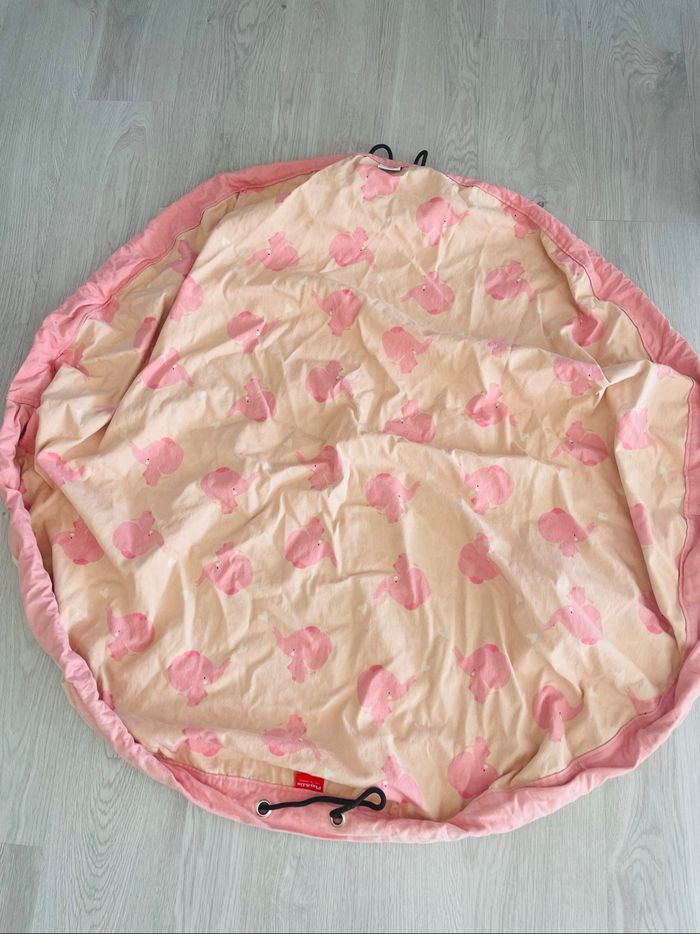 Tapis de jeu Play and go éléphants roses