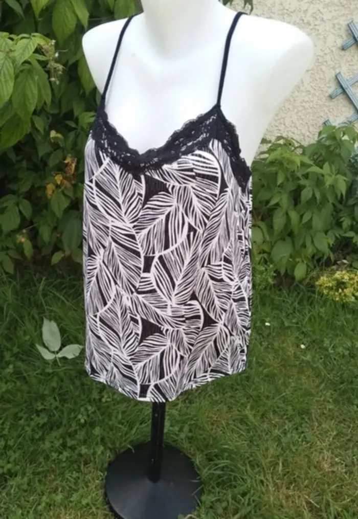 top fines bretelles la halle taille M - coton / polyester