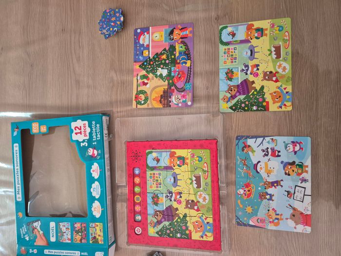 Coffret 3 Puzzles Sonores musical – Noël 🎄 - photo numéro 5